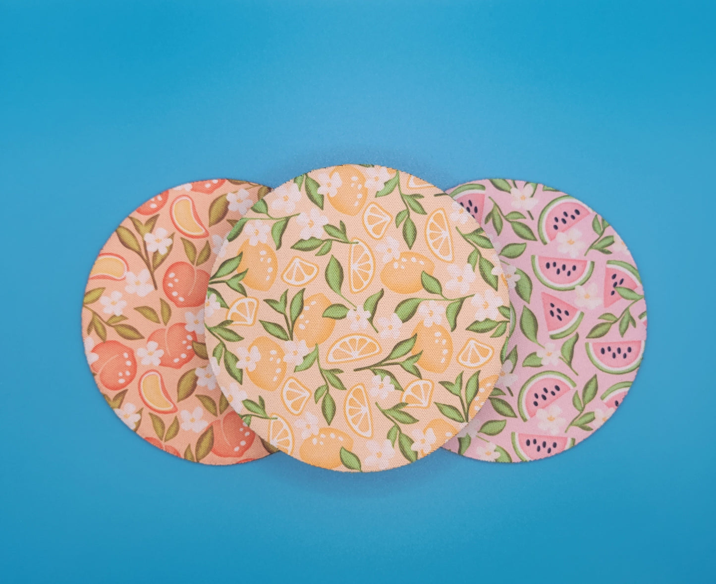 Floral Fruit Coasters