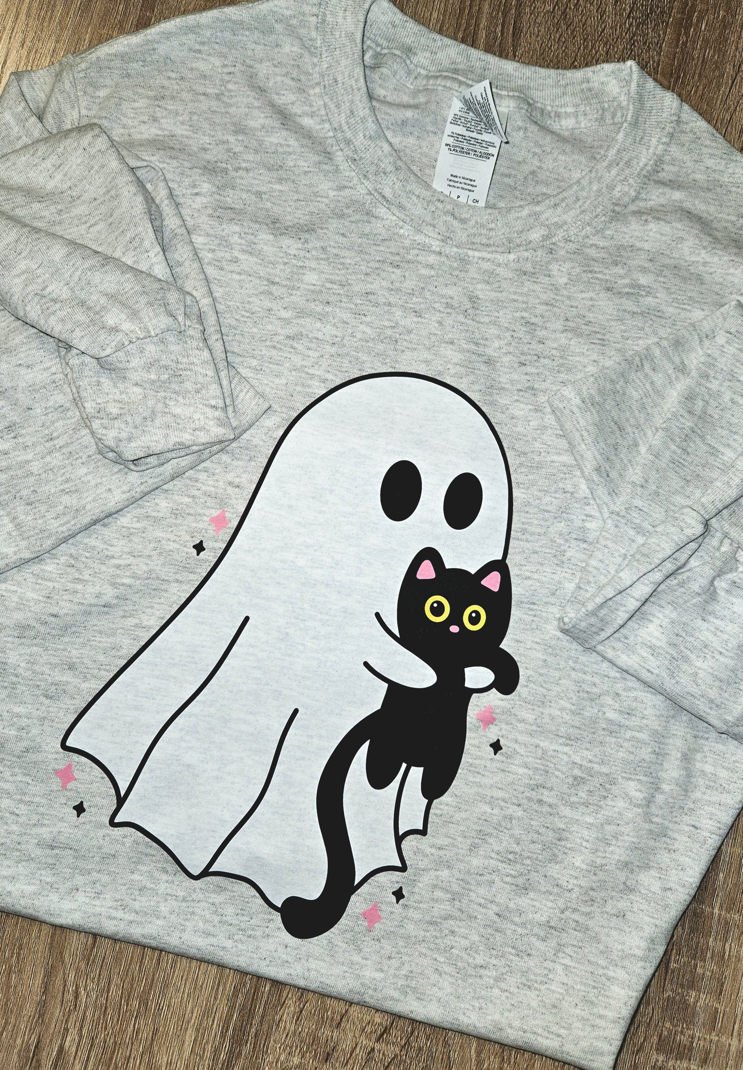 Ghost & Kitty Long Sleeve Shirt