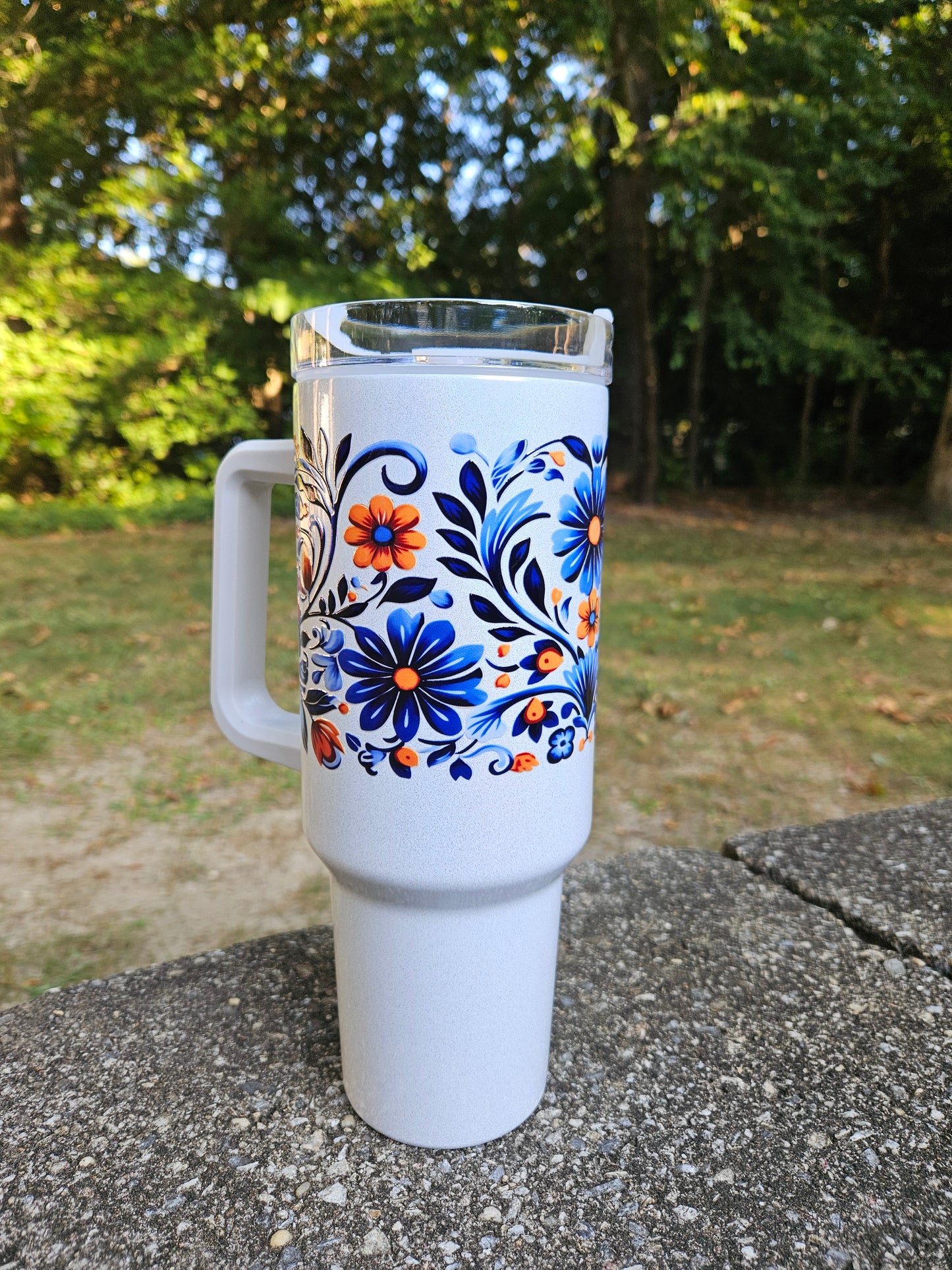 Fall Floral Tumbler
