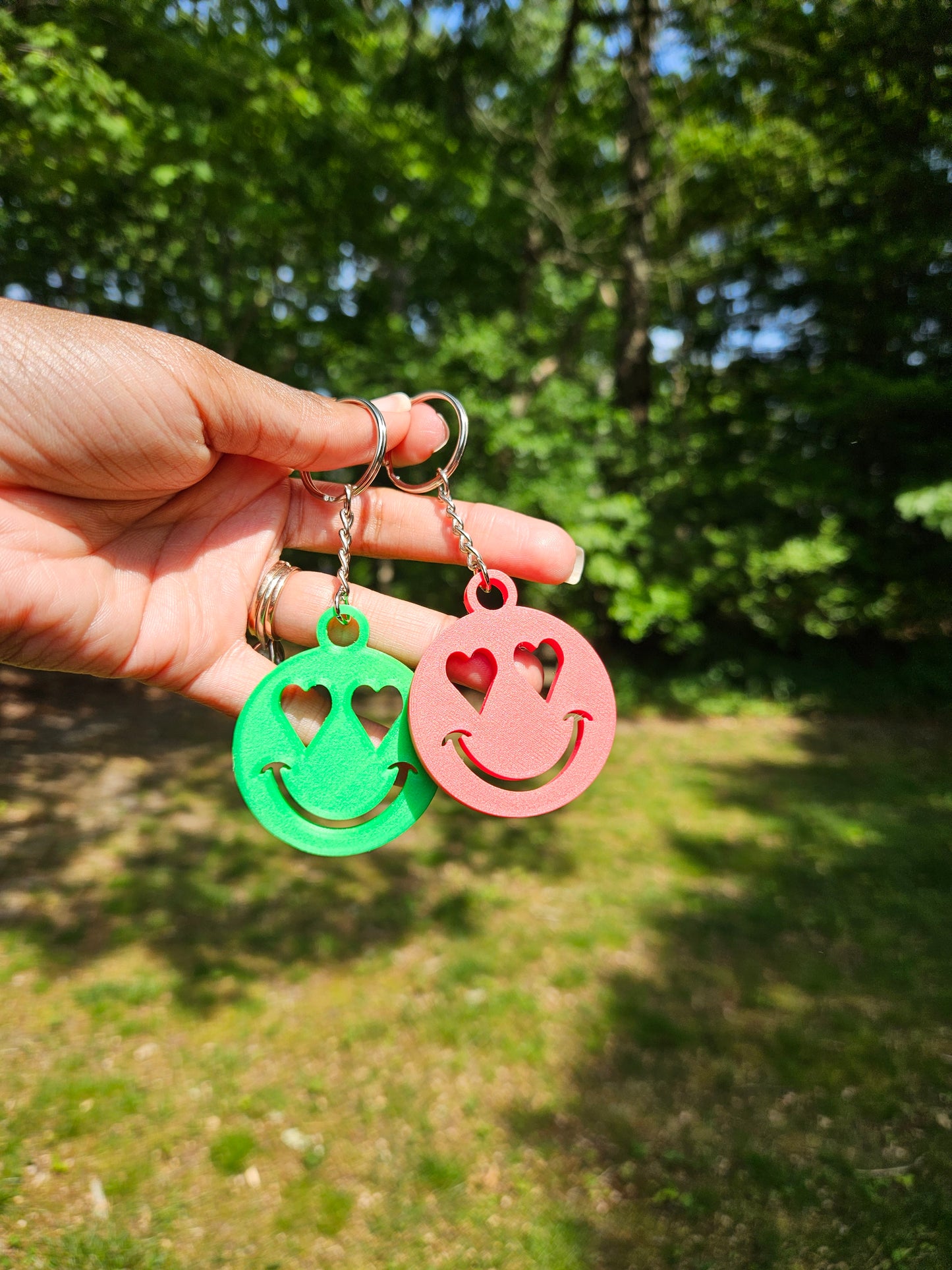 Happy Face Keychains