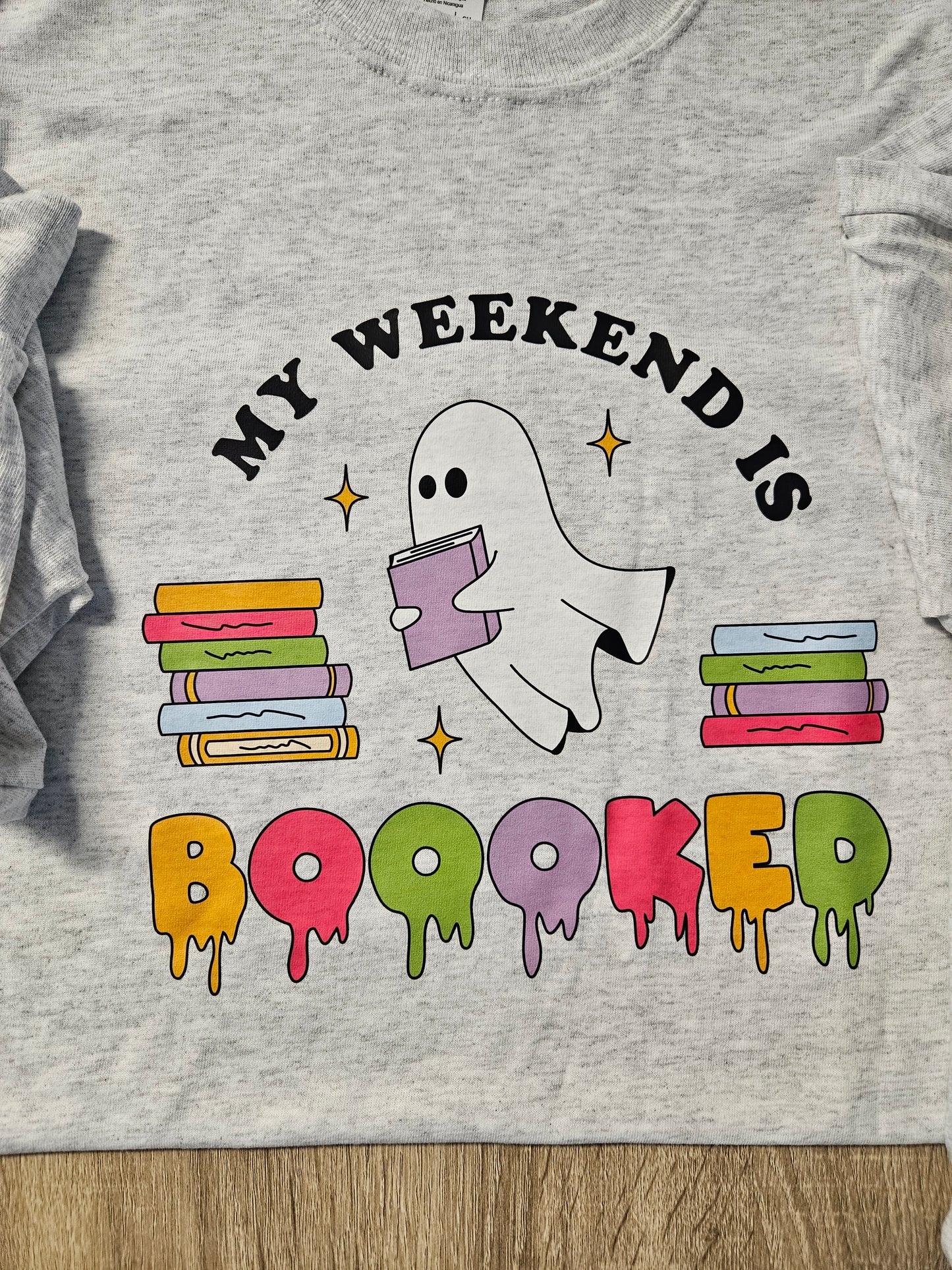 My Weekend is Boooked Long Sleeve Shirt