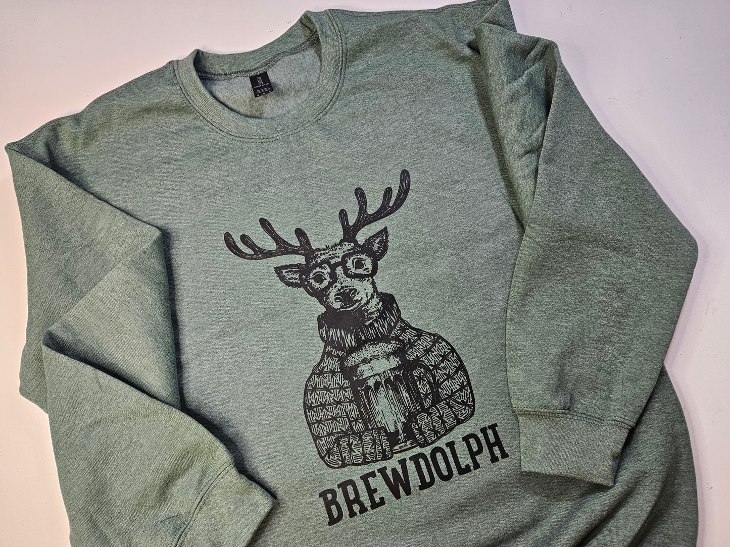 Brewdolph Fleece Crewneck