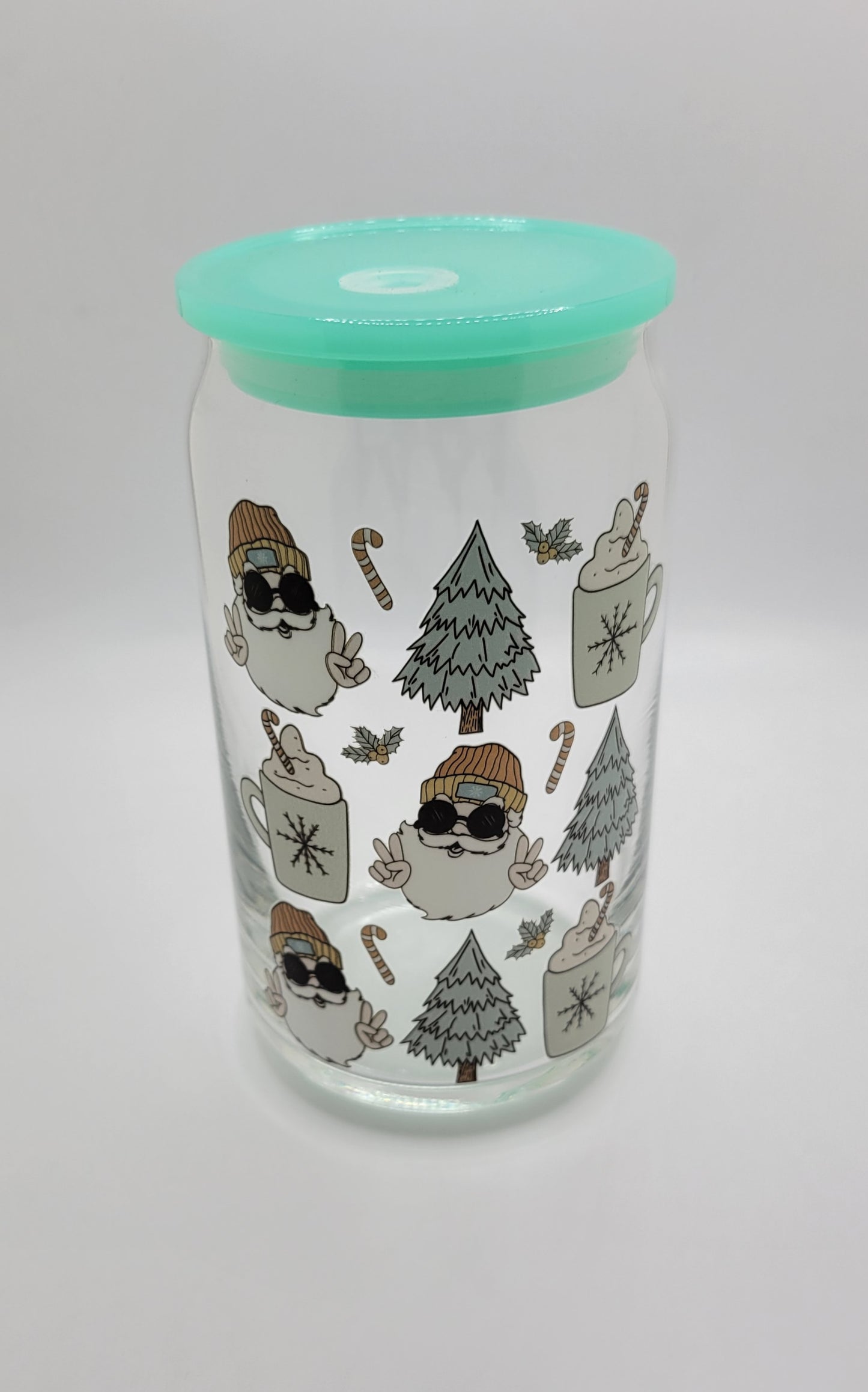 Cool Santa Can Glass