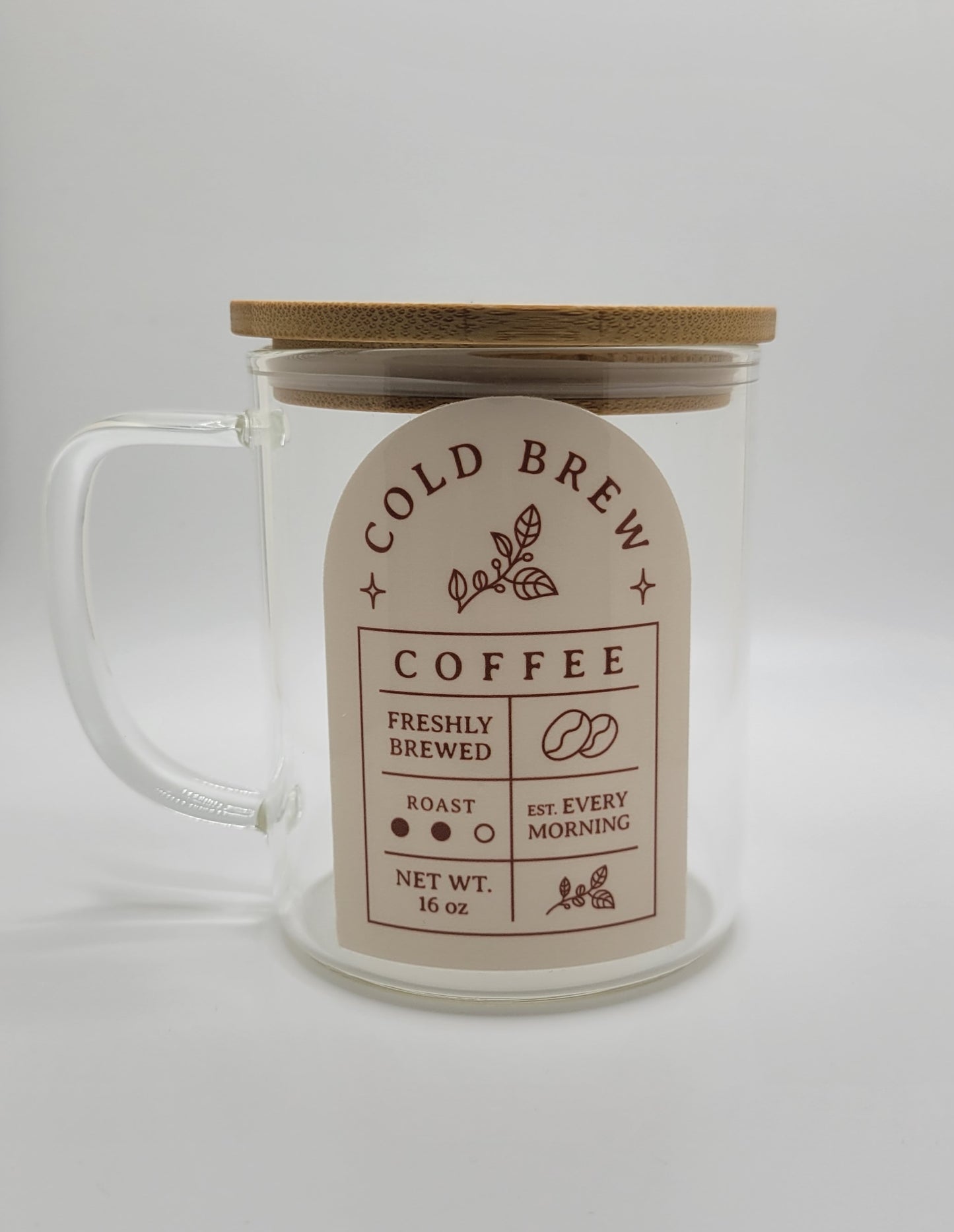 Cold Brew Glass Mug