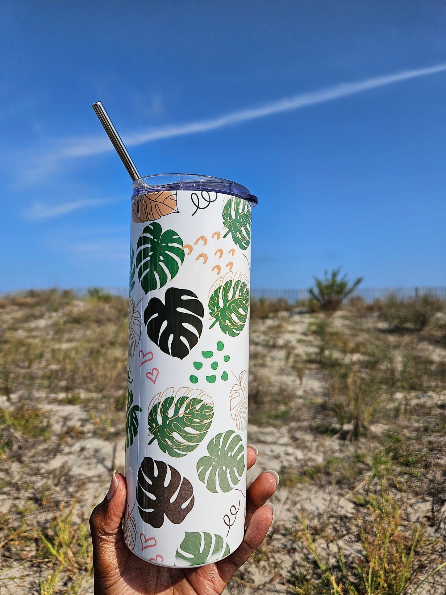 Monstera Leaf Tumbler