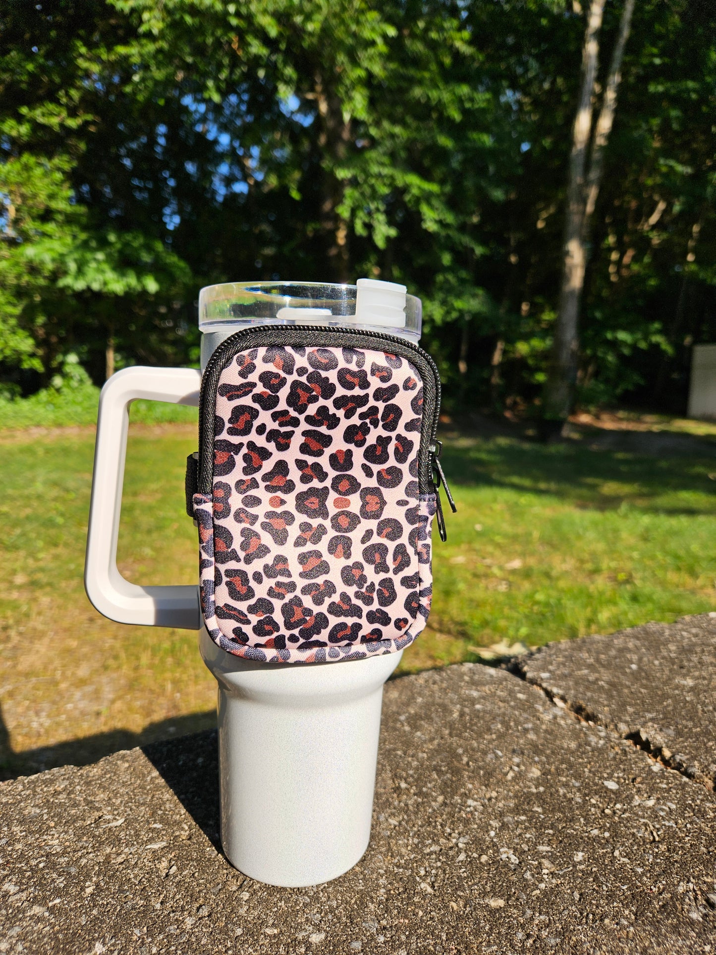 Leopard Print Cup Pouch