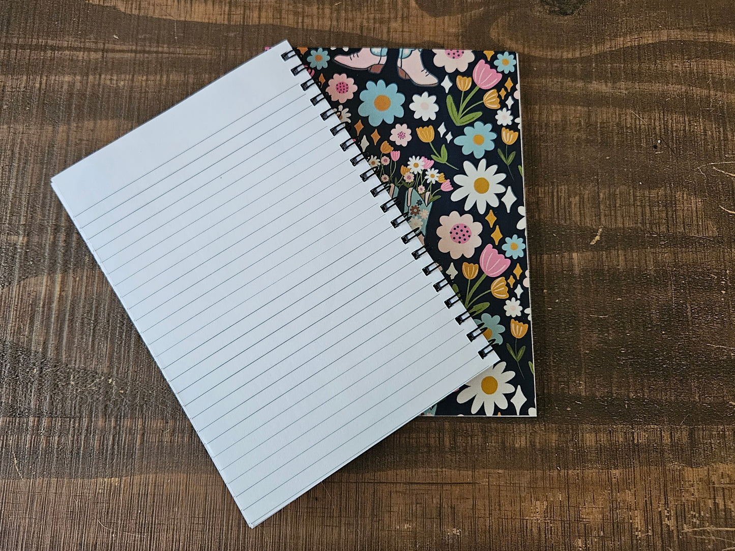 Boots & Bouquets Notebook