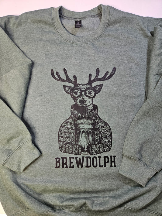 Brewdolph Fleece Crewneck