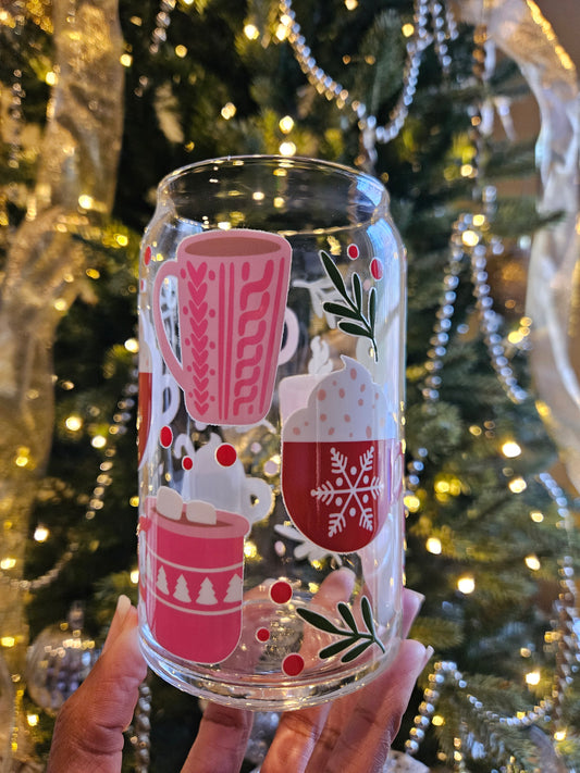 Hot Cocoa Can Glass