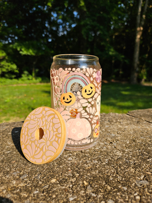 Spooky Cute Can Glass