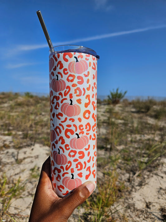 Leopard Pumpkin Tumbler