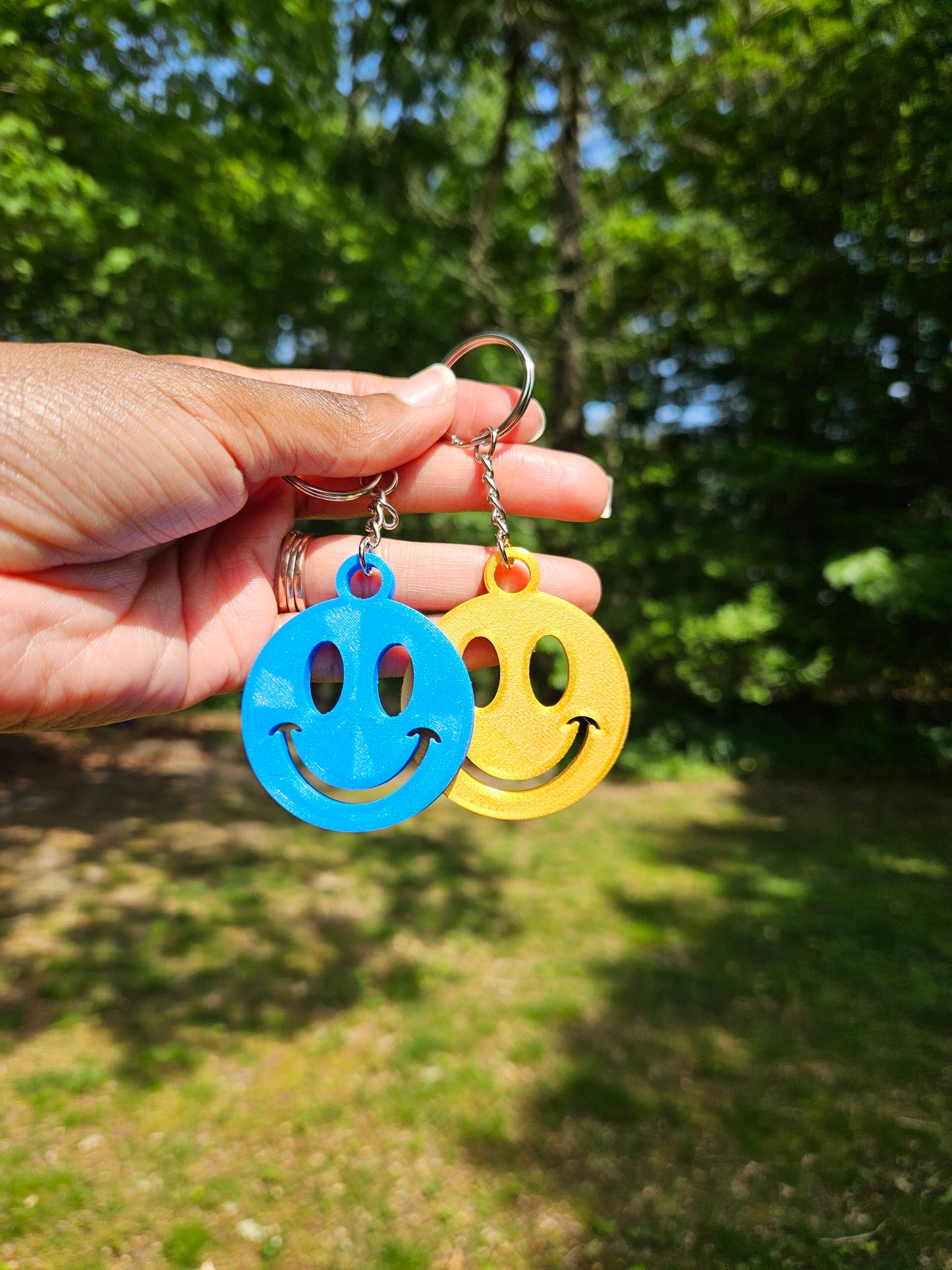 Happy Face Keychains