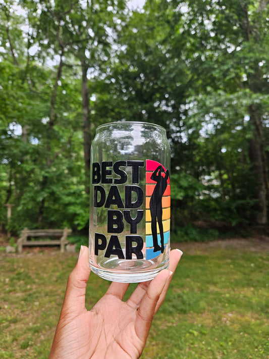 Best Dad by Par Can Glass