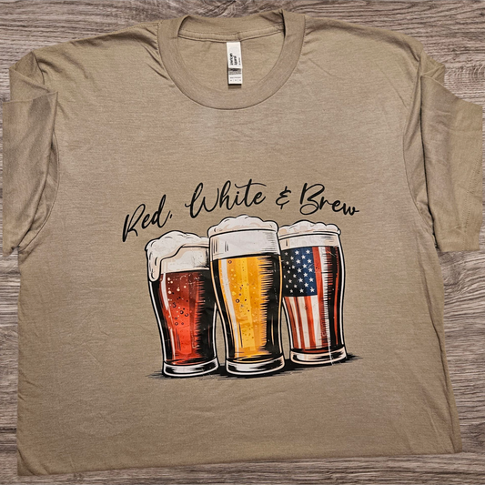 Red White & Brew T-shirt