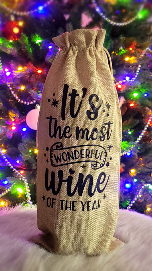 Holiday Wine Bag